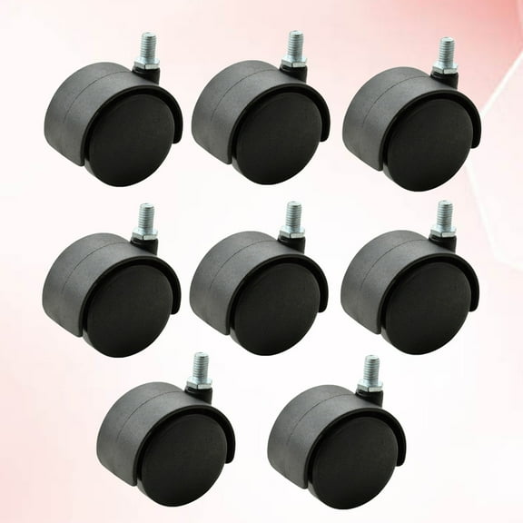 LOLIPPYY 2-Inch Swivel Roller Wheels for Office Chairs, Smooth Plastic Casters, , Suitable for All Floor Types