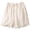 White, variant on MDUKONU Linen Shorts for Women Resistant Relaxed Fit Shrink Resistant Black XL