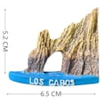 thumbnail image 3 of Imán para nevera Cabos Arch 3D de resina para recuerdo de México, 6,5 x 5,2 cm, 3 of 3