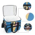 thumbnail image 6 of FORMRS Insulated Cooler Bag 24 Cans Capacity Soft Leakproof Lunch Box with Side Pockets, Colorful Ice Cream Cat, 6 of 7