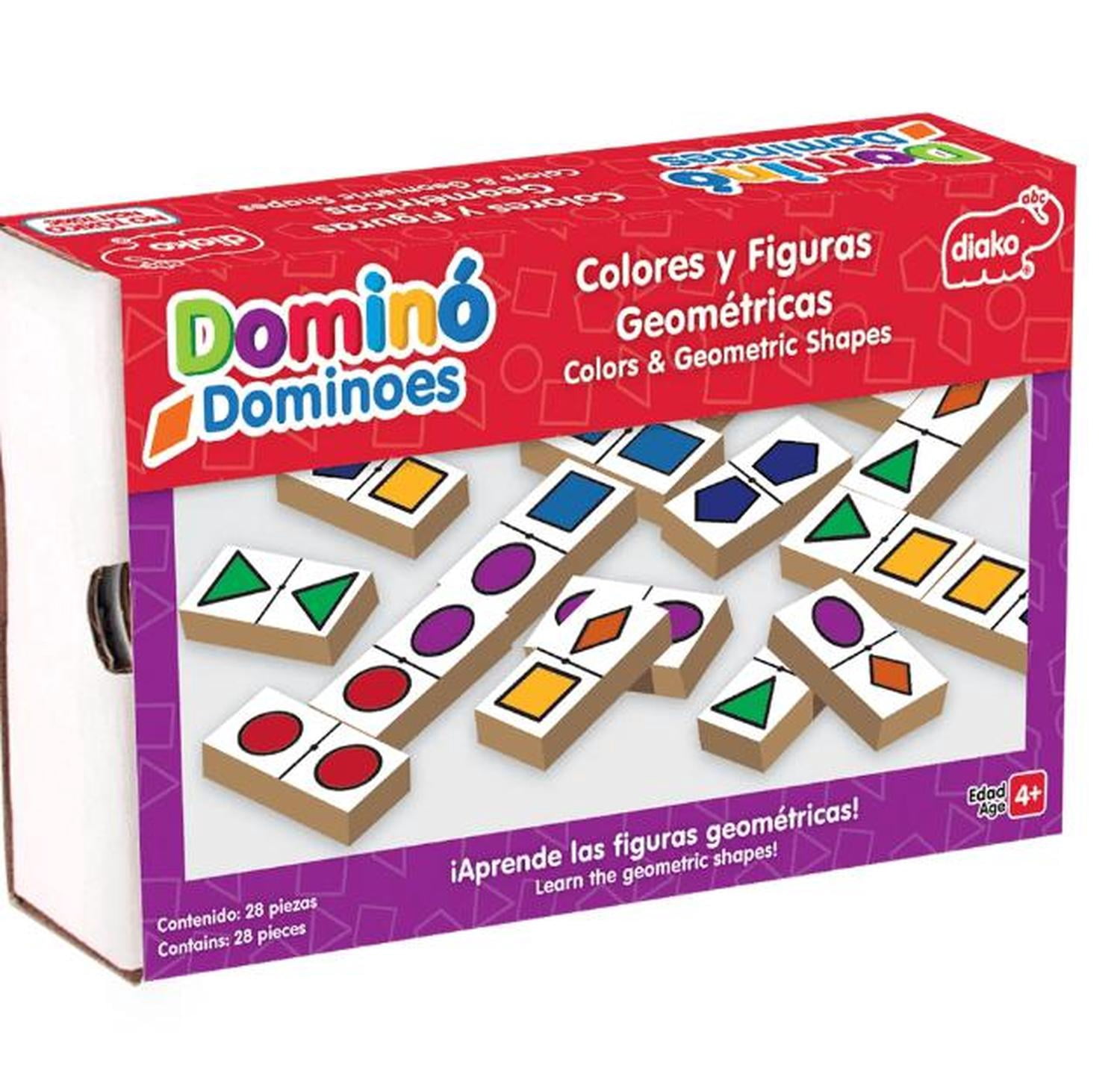 Domino DIAKO Juego de mesa Colores y FIGURAS | Walmart en línea