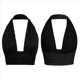 thumbnail image 2 of Chaleco Sin Mangas con Cuello en V Profundo para Mujer, de Verano, con Cuello Halter y Espalda Descubierta Negro L, 2 of 6