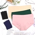 thumbnail image 6 of MecTo Womens Cotton Underwear 5 Pack Hipster Panties Soft Cotton Briefs Moisture Wicking Ladies Underpants, 6 of 7