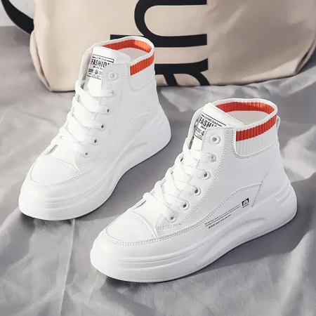

Yishow-AA Women‘s Colorblock Platform Lace-Up Skate Shoes Casual High Top Sneaker Women‘s Footwear