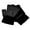 Black, variant on Mato & Hash Yoga Pilates Fingerless Exercise Grip Gloves - Black CA7050
