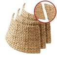 thumbnail image 5 of 24-Inch Water Hyacinth Christmas Tree Collar, Woven Tree Base Cover with Cord Cut Out, Natural, 5 of 7
