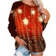 thumbnail image 2 of Puntoco, camiseta de manga larga suelta con cuello redondo y estampado informal a la moda de verano para mujer, blusa, Jersey Puntoco Puntoco-1652, 2 of 8
