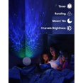 thumbnail image 3 of Star Projector, Galaxy Projector with Moon Light, Night Light Projector for Fathers Day Gifts, Ultra Quiet Ocean Wave Projector, Galaxy Lamp Starlight Projector with LED Nebula Cloud for, 3 of 5