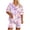 Pink A, variant on Enjoytime Summer Outfits for Women 2026 Print Short Sleeve Tops with Shorts 2 Piece Sets Casual Plus Size Lounge Set