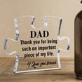 thumbnail image 4 of Regalos de papá de la placa acrílica del rompecabezas del padre del hijo de la hija Regalos divertidos para el papá que lo tiene todo Navidad Día del padre Regalos de cumpleaños para papá Papá Padre de los niños WifePuzzle Papá esquí esquí Gafas de esquí, 4 of 4