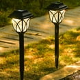 thumbnail image 5 of RKZDSR Solar Garden Lights, LED Outdoor Lights, Stainless Steel Solar Lanterns - 2PC Set with Automatic Dusk to Dawn Feature, Waterproof Design, Ideal for Landscape Decoration, 5 of 10