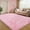 Pink, variant on Indoor ultra soft plush carpet for bedrooms and living rooms, modern anti slip artificial fur carpet for home decoration in children's rooms, fluffy plush carpet