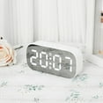 thumbnail image 2 of Reloj digital Wosthever con alarma ajuste de brillo modo nocturno Electrodomésticos luz verde blanca, 2 of 6