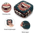 thumbnail image 3 of Tooth Pad Bag Storage Organizer Pouch for Menstrual Hygiene Products with Velvet Fabric, Sponge, and Oxford Cloth, 4.7x6.6x6.6 in, Period Pouch, Mini Pouch, 3 of 6