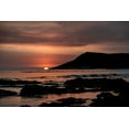 thumbnail image 2 of Mossholder, Tim 24x17 White Modern Wood Framed Museum Art Print Titled - Orange Sunset, 2 of 4