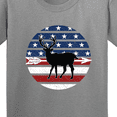 thumbnail image 4 of Inktastic Deer Bow Hunting USA Flag Youth T-Shirt, 4 of 5