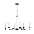 thumbnail image 6 of Elk Lighting Quinn Old Bronze 6-Light Chandelier, 6 of 6