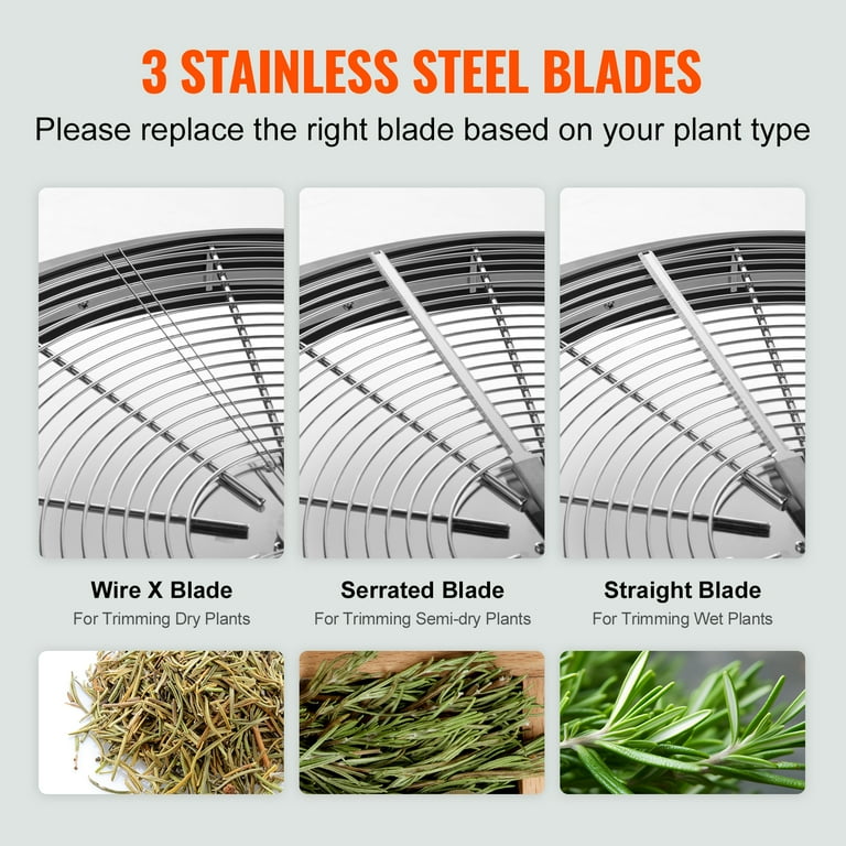 SKYSHALO Leaf Bowl Trimmer 19'' Manual Bud Trimmer with