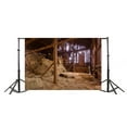 thumbnail image 3 of ABPHOTO 7x5t Photography Backdrop Vintage Old Wooden Barn Straw Hayloft Indoor Scene Photo Background Backdrops for Photography Photo Shoots Party Adults Wedding Personal Portrait Photo Studio Props, 3 of 4