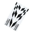 thumbnail image 2 of Auto Body Sticker, PVC Waterproof Black Car Door Side Decal 130x30cm  For Vehicle Decorations, 2 of 8