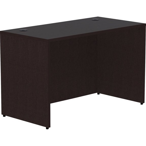 Lorell Desk Shell, Rectangular, 48"X24"X29-1/2", Espresso (LLR18210)