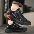thumbnail image 6 of Men's Stylish Thick Sole Sneakers - Versatile for Outdoor, Running & Fitness | Shock-Absorbing, Comfortable Casual Shoes with Elastic Closure, 6 of 9