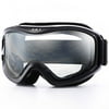 Juli Ski Goggle/Snow Snowboard Goggles for Men, Women & Youth - 100% UV Protection Anti-Fog Dual Lens(Black Frame+83% VLT Clear Len)
