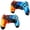 Ice&Fire, variant on 2 Pack Wireless Controller Compatible with P4/P4 Slim/P4 Pro/Windows PC,Skull and Letter Graffiti