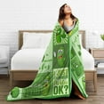 thumbnail image 5 of Wijzvio Just A Girl Who Loves Pickles Throw Blanket Soft Fuzzy Fleece Blanket For Couch Bed Living Room Decoration 80"X60", 5 of 9