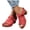 Red, variant on Women's Peep Toe Mules Dressy Slides Sandals Fashion Platform Chunky High Heels Summer Clogs Slip on