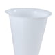 thumbnail image 2 of Jarrón decorativo con forma de maceta para decoración de mesa de oficina. Blanco, 2 of 8