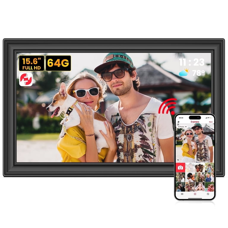TEMASH 15.6 Inch Large WiFi Digital Picture Frame photo 1