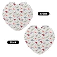 thumbnail image 2 of Kdxio Cute Dinosaur Pocket Mirror, 1X/2X Travel Makeup Mirror 2-Sided Folding Small Mirror Portable Double-Sided Magnifying Cosmetic Mirror for Gift-Heart Shape, 2 of 9