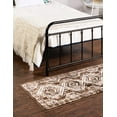 thumbnail image 2 of Rugs.com Charlotte Collection Rug – 8 Ft Runner Brown Low-Pile Rug Perfect For Hallways, Entryways, 2 of 8