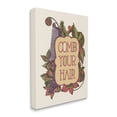 thumbnail image 3 of Stupell Industries Comb Your Hair Detailed Botanical Fractal Shapes Graphic Art Gallery Wrapped Canvas Print Wall Art, Design by Valentina Harper, 3 of 7