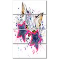 thumbnail image 2 of Chaton Mignon avec Étoiles Bleues - Art Mural sur Toile, 2 of 3