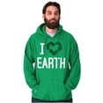 thumbnail image 5 of I Love Earth Reduce Reuse Recycle Hoodie Sweatshirt Women Men Brisco Brands M, 5 of 6