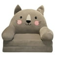 thumbnail image 2 of Cushion,Plush Foldable Kids Sofa Backrest Armchair 2 In 1 Foldable Children Sofa Cute Cartoon Lazy Sofa Children Flip Open Sofa Bed For Living Room Bedroom Liner Filler, 2 of 4