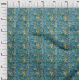 thumbnail image 3 of oneOone Viscose Chiffon Blue Fabric Asian Japanese Floral Sewing Fabric By The Yard Printed Diy Clothing Sewing Supplies 42 Inch Wide, 3 of 4