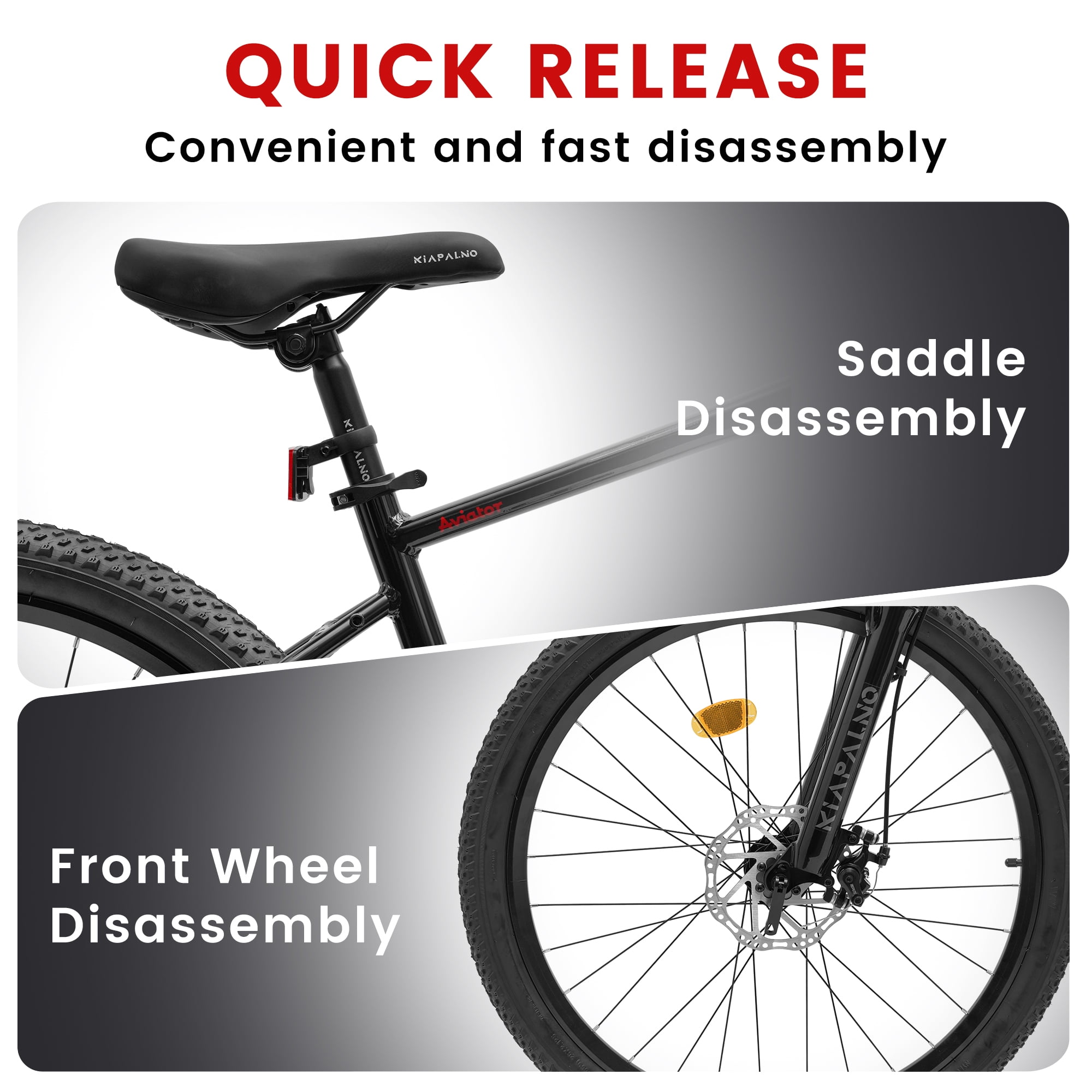26 Inch Mountain Bike, 21 Speed Mountain Bicycle with Aluminium Alloy Frame, Dual Disc Brakes and Front Suspension, Men Commuting City Bike for Teenagers Adult, Quick Release Front Wheel, Black