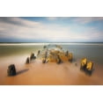 thumbnail image 2 of Krol, Piotr 32x23 Black Ornate Wood Framed with Double Matting Museum Art Print Titled - Sea Road, 2 of 4