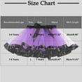 thumbnail image 3 of THDHVS Girls Skirts,Skirts for Girls,Toddler Girls Layered Skirt Dance Dress Ruffle Tiered Clubwear Purple 3-4 Years, 3 of 3