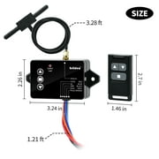 briidea Wireless Dump Trailer Controller, Wireless Remote Control for 3-Wire/4-Wire Hydraulic Trailer Controller, Compatible with up to 8 Remote Controls