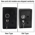 thumbnail image 4 of Small Cash Box, Beautiful Design, High Gloss, Protect Cash, Jewelry, Passports, 2 Keys, Password on Bottom Strip, Suitable for Home, School, Office, 4 of 8