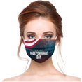 thumbnail image 4 of HUGFEGWE 50Pcs Patriotic Disposable Adults Face Masks,3 Ply Protective Disposable Face Masks with 4th of July Independence Day Designs (Independence Day E) CJB91-40811, 4 of 7