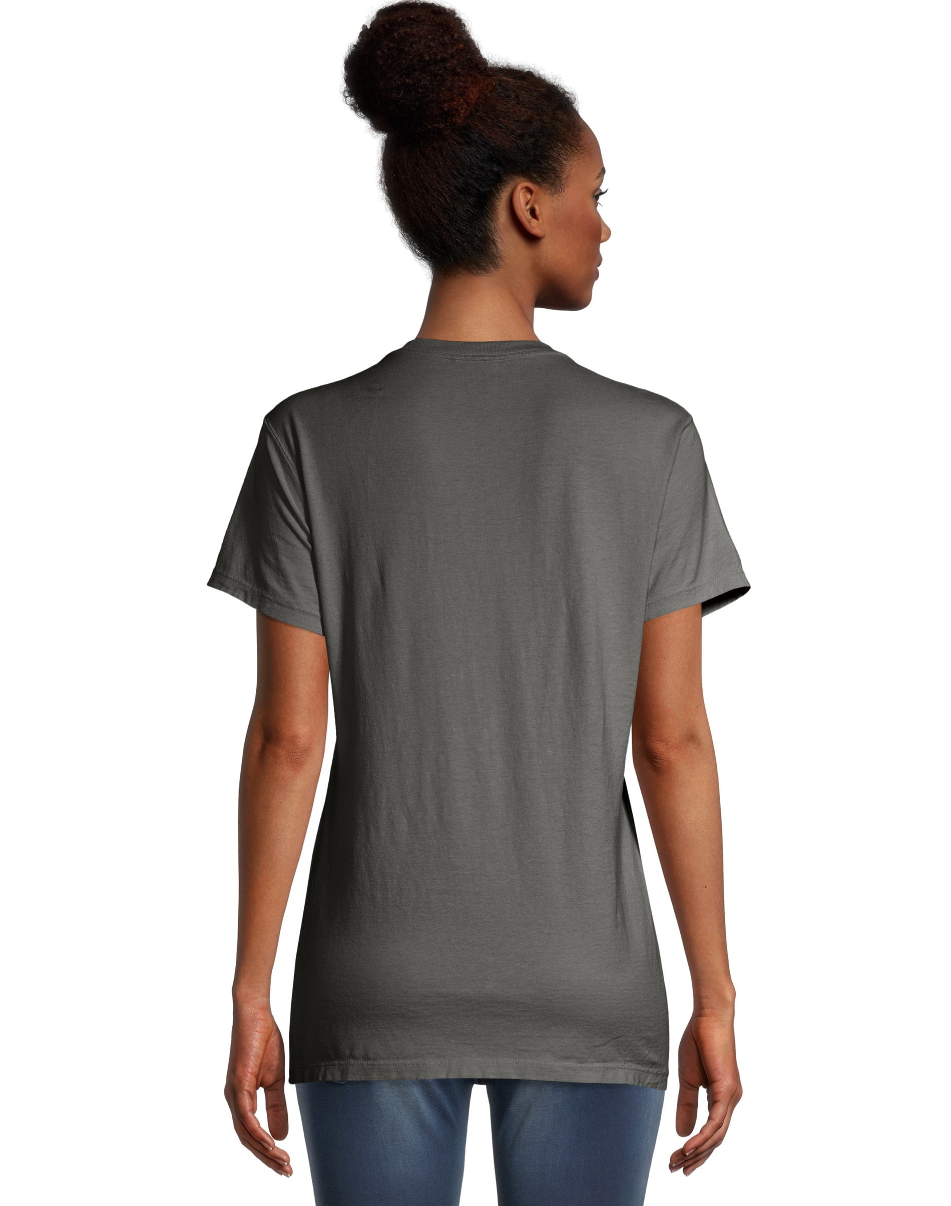 Hanes Women's Garment Dyed V-Neck T-Shirt