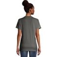 thumbnail image 3 of Hanes V-Neck T-Shirt Women's Garment Dyed Short Sleeve Tee Ringspun Cotton, 3 of 3