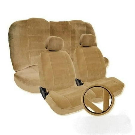 Honda Accord Seat - Honda Accord Beige Tan Seat covers set Headrest Covers,1 Steering