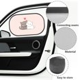 thumbnail image 6 of Yuyamidu Cute Cat Car Sun Shade Red Heart Side Window Baby Sun Protection Window Shades for Car SUV Sedan 2 Pack Pink Sun Visor Foldable Sunshade for Car Back Window, 6 of 7