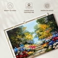 thumbnail image 6 of Elephant Stock Flower Garden Wall Art - Horizontal Canvas Wall Art - Living Room Wall Decor - Hobbies And Lifestyle Canvas - Green And Beige Decor - 12" x 8", 6 of 8